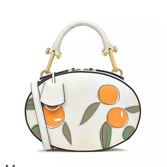 RADLEY LONDON Leather Orange Street Small Zip Around Grab Handbag Shoulder Bag - Picture 14 of 14